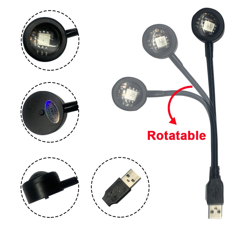 Lampă de apus USB, proiector LED de lumină de noapte, curcubeu, fotografie, lumină ambientală de perete, decor pentru dormitor, cadouri pentru casă