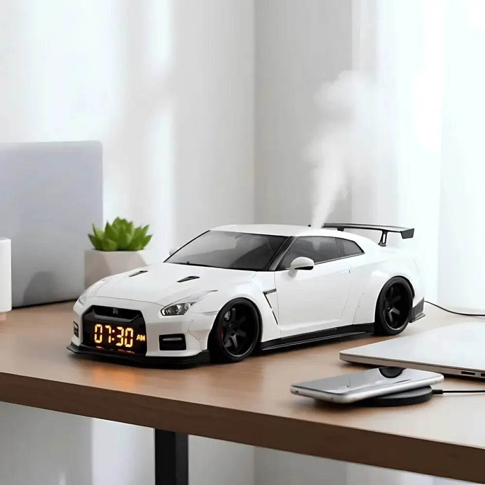 Creative Design Hypercar Alarm Clock Only Alarm Clock Function Stylish Design Sports Car Clock Unique Design Time Display