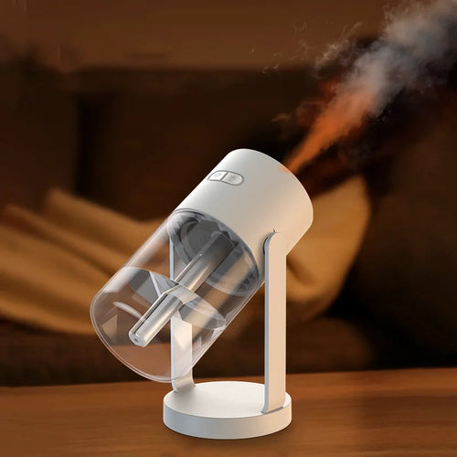 Umidificator tip vulcan, purificator de aer portabil pentru mașină, mini umidificator USB pentru acasă