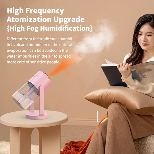 Volcano Humidifier Portable Car Air Purifier USB Home Mini Humidifier