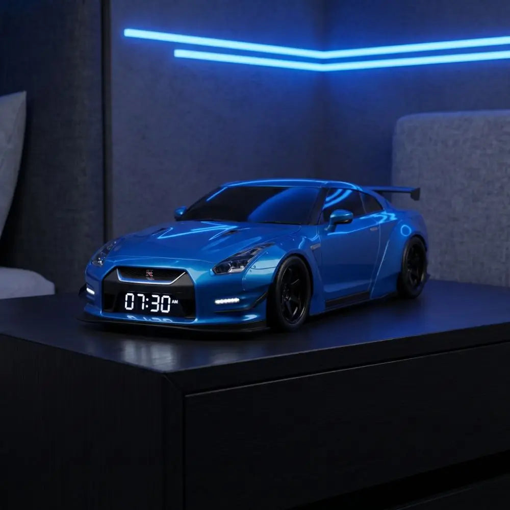 Creative Design Hypercar Alarm Clock Only Alarm Clock Function Stylish Design Sports Car Clock Unique Design Time Display