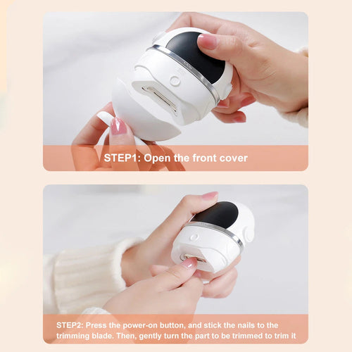 Electric Nail Clipper Safe Automatic Fingernail Clipper Portable Nail