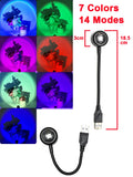 Lampă de apus USB, proiector LED de lumină de noapte, curcubeu, fotografie, lumină ambientală de perete, decor pentru dormitor, cadouri pentru casă