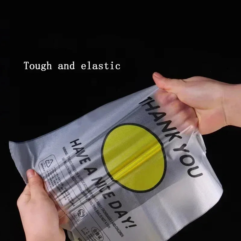 Pungi din plastic pentru depozitarea alimentelor cu mâner, pungă de cumpărături pentru supermarket, pungă de cumpărături utilă, coș de depozitare pentru bucătărie