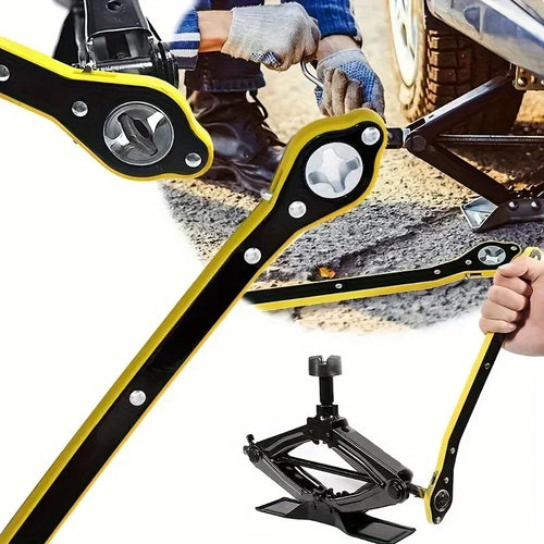 Auto Labor Saving Jack Ratchet Wrench Tire Jack Removal Wrench Cross Car Labor Saving Wrench Rocker Arm