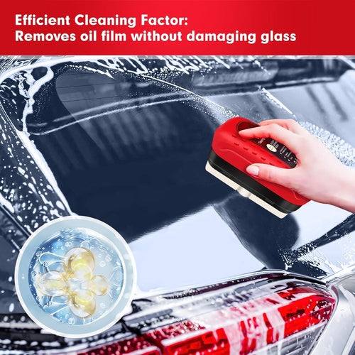 Oil Film Cleaning Brush, Anti-Rain Fog Car Glass Oil Film Cleaner